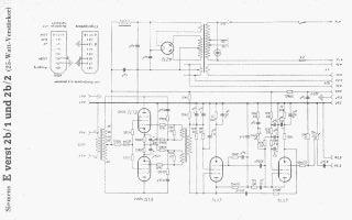 Siemens E verst 2B 2 schematic circuit diagram